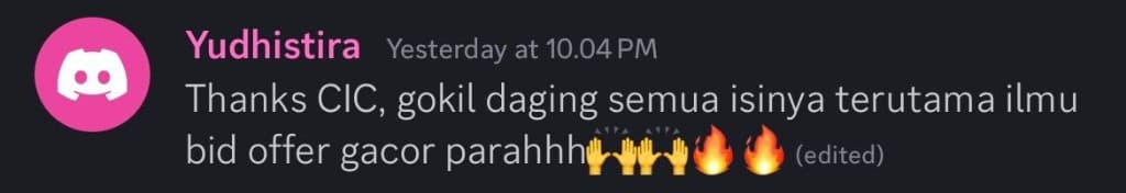 Testimonial from Member CAK